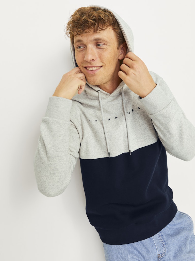 Jack & Jones Herren Sweatshirts White Melange