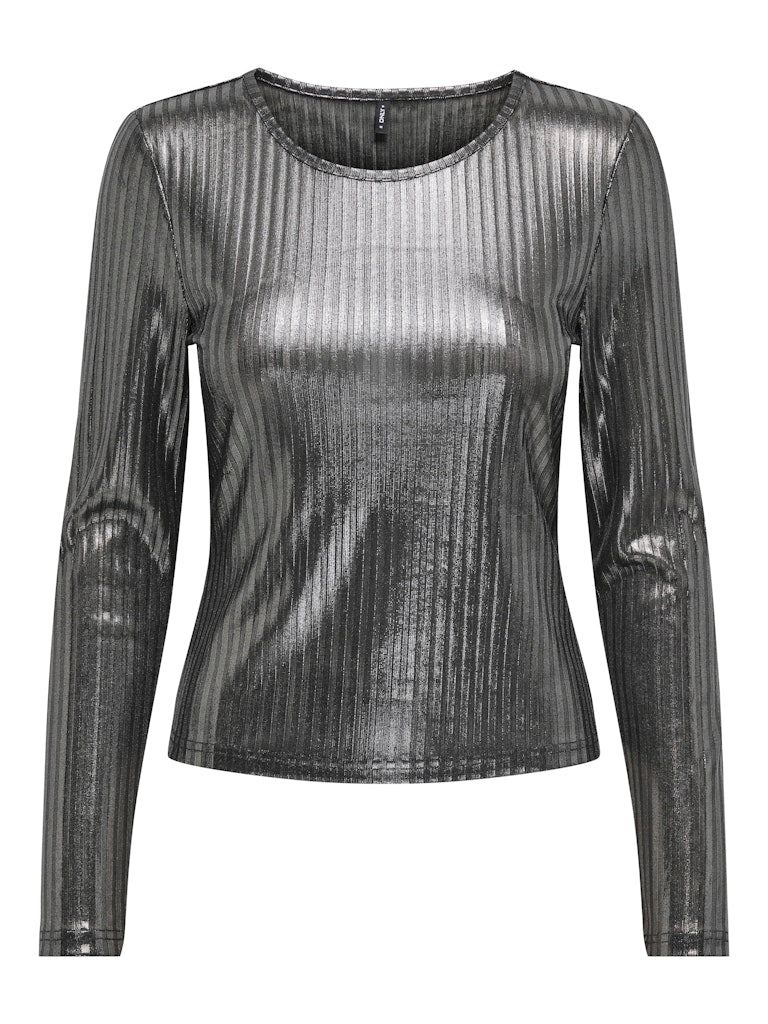 Only Damen Tops Black/Gun Metal