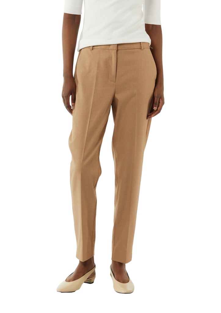 Comma Damen Hosen Brown