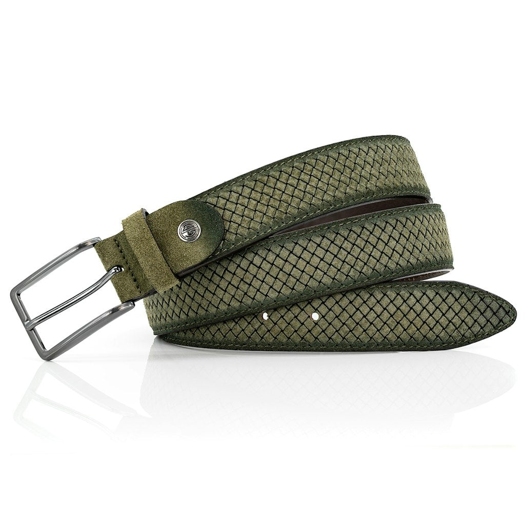 LINDENMANN Herren Gürtel Olive