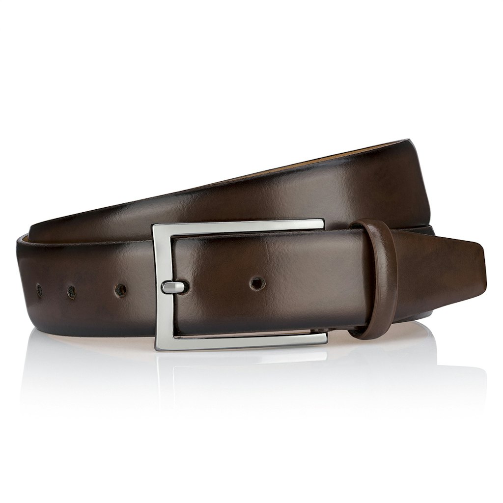 LINDENMANN Herren Gürtel Dunkelbraun