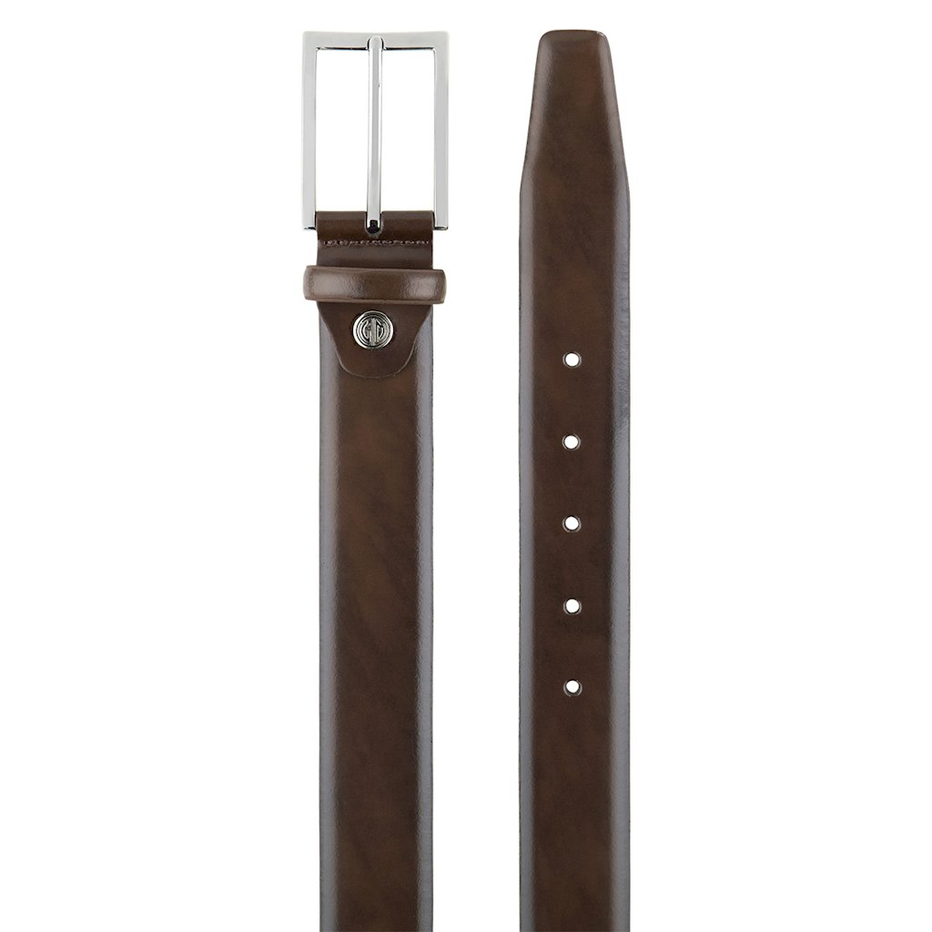 LINDENMANN Herren Gürtel Dunkelbraun