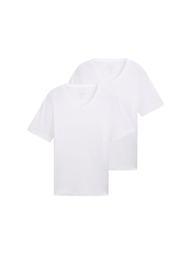 Tom Tailor Herren T-Shirts kurz White