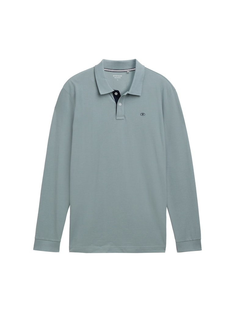 Tom Tailor Herren Polo-Shirts Grey Mint