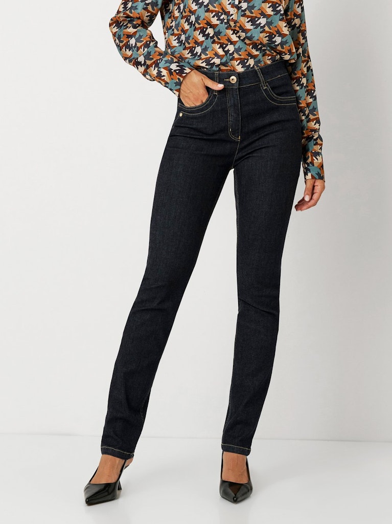Toni Dress Damen Jeans Rinsed Blue