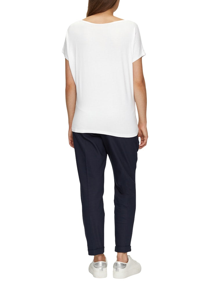 S. Oliver red Damen T-Shirts White