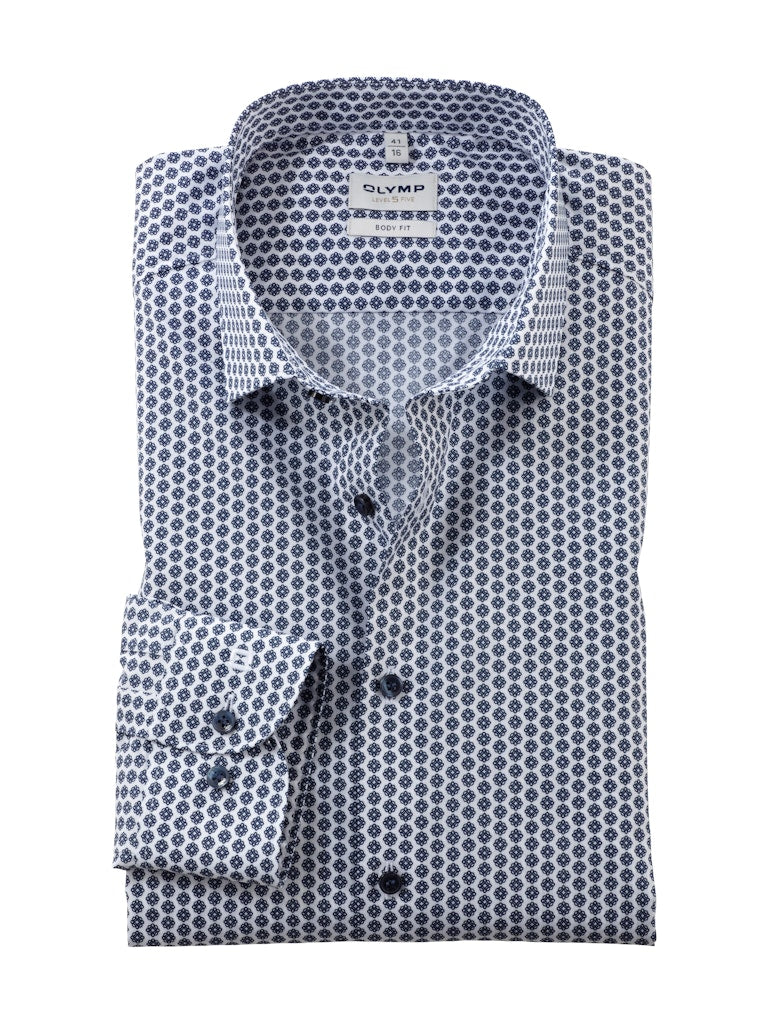 Olymp Herren Hemden lang Weiss