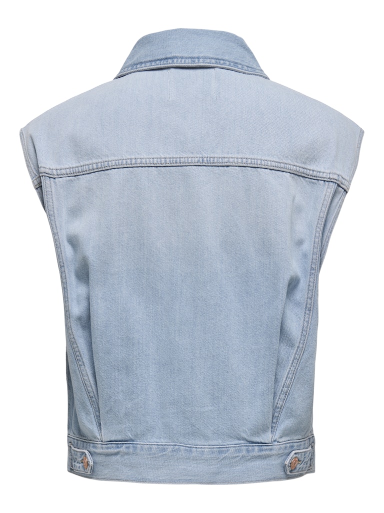 only Damen Indoorwesten Light Blue Deni