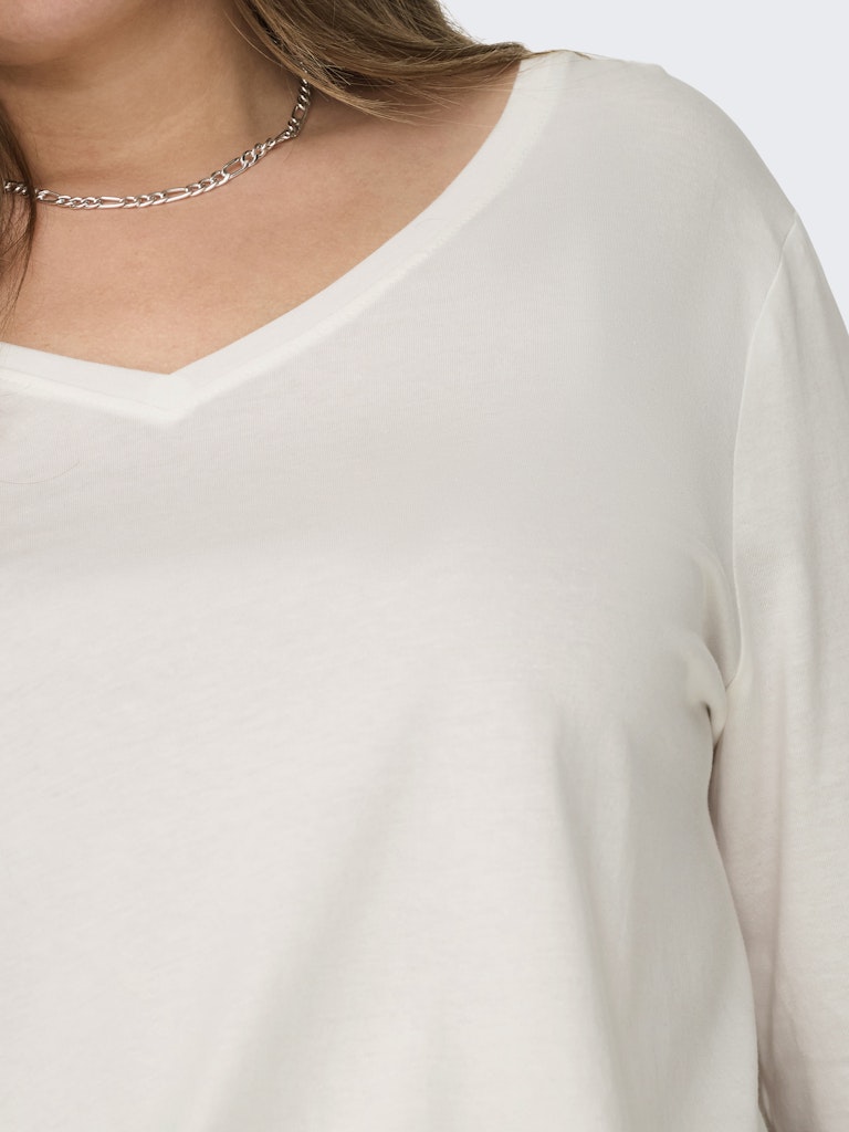 Only Caramkoma Damen T-Shirts Cloud Dancer