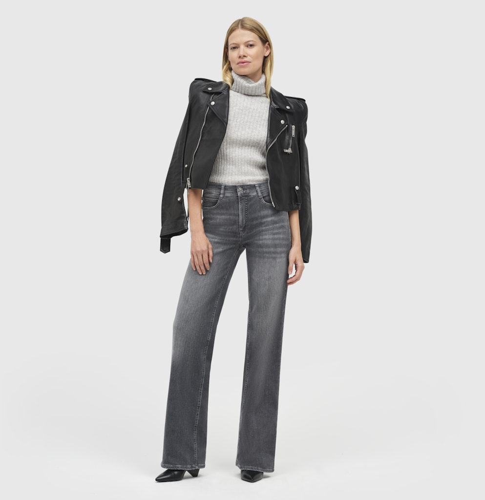 Mac Damen Jeans Grey Heavy Used