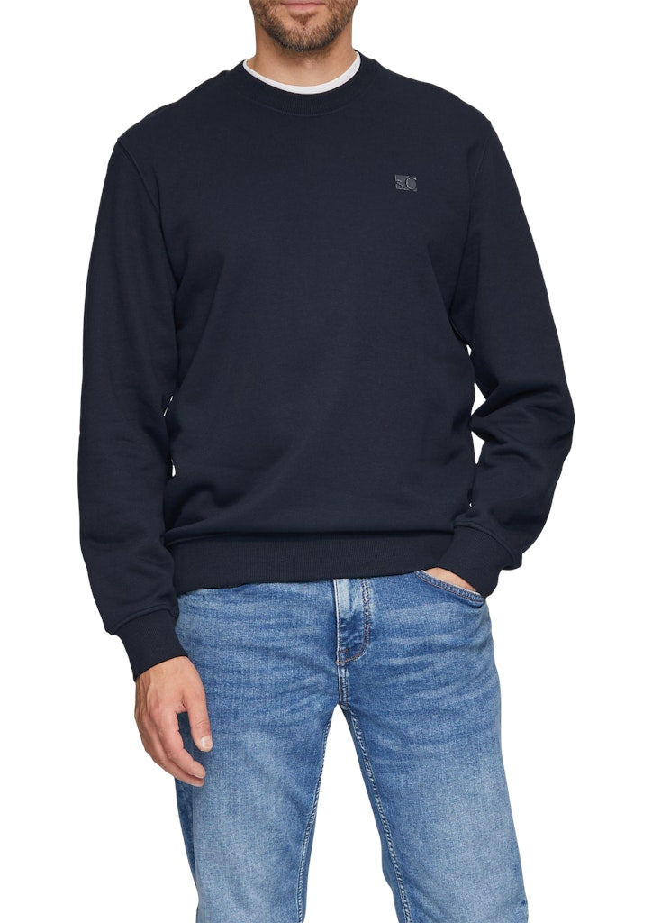 S. Oliver red Herren Sweatshirts Blue