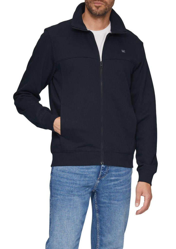 S. Oliver red Herren Sweatjacken Blue