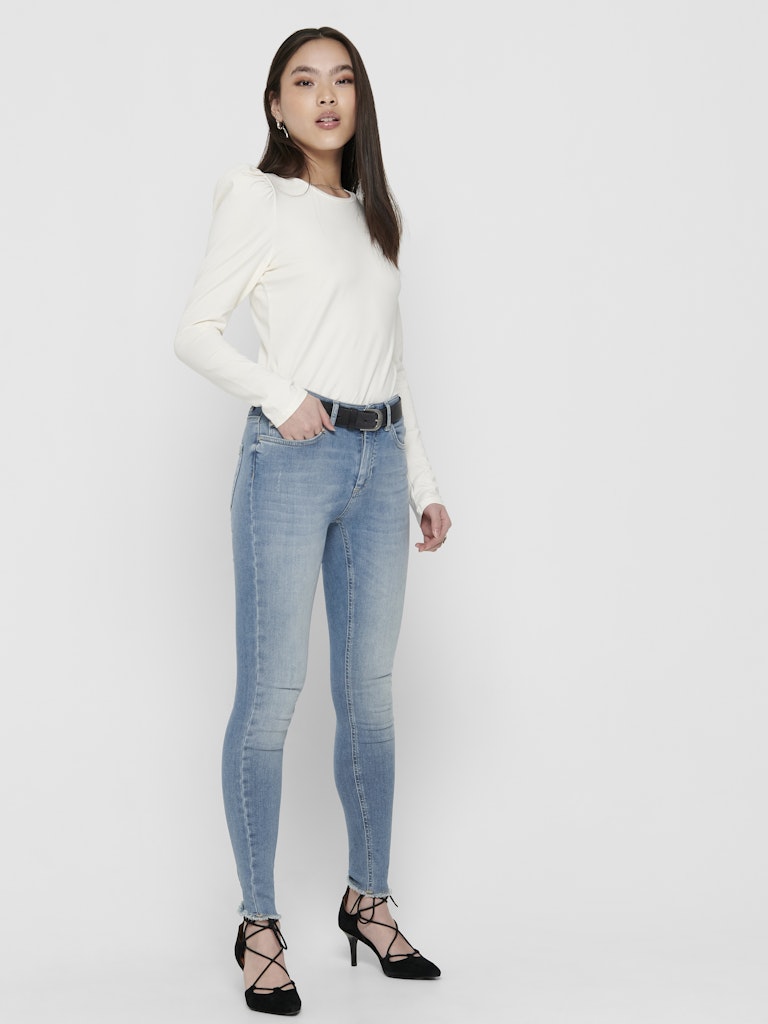 Only Damen Jeans Light Blue Deni