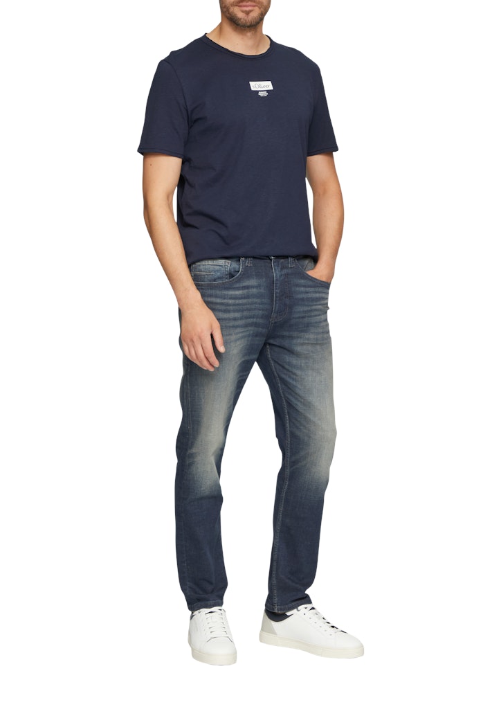 S. Oliver red Herren Jeans Blue