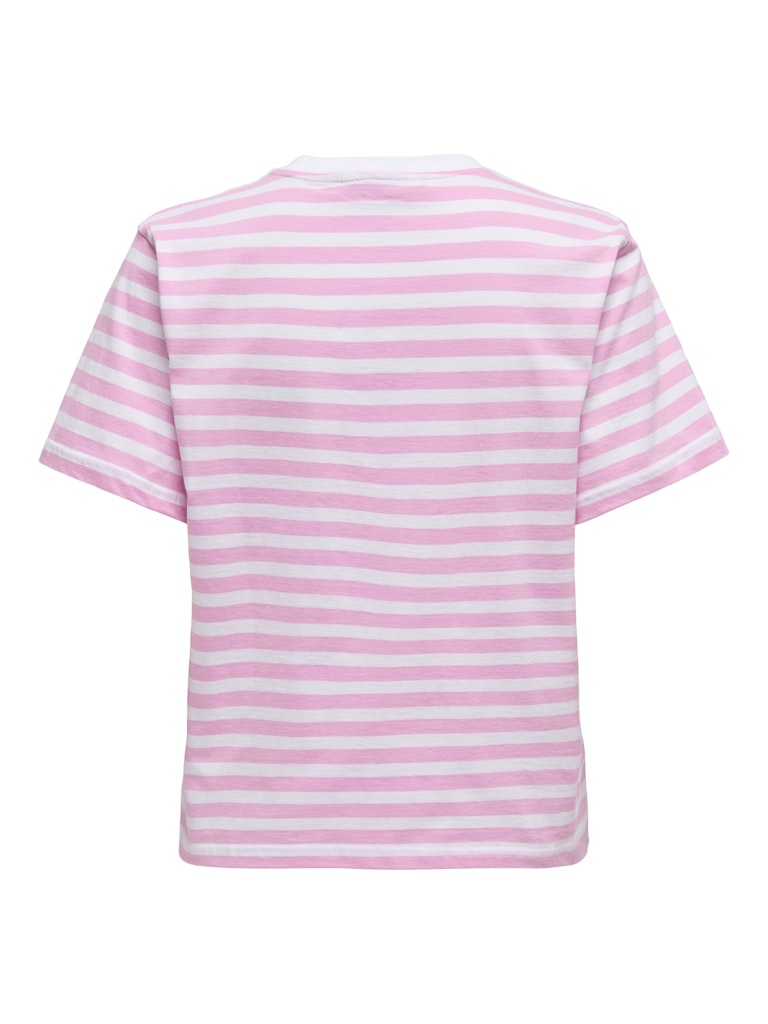 Only Damen T-Shirts Bonbon/White St