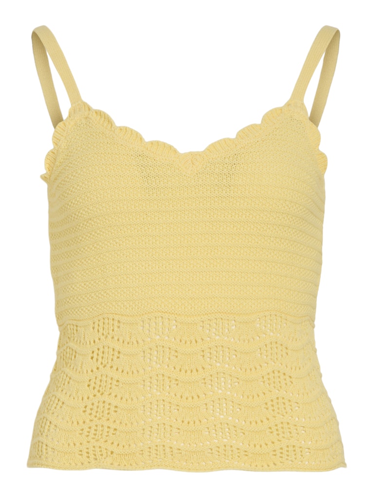 Vila Damen Pullover Pale Banana