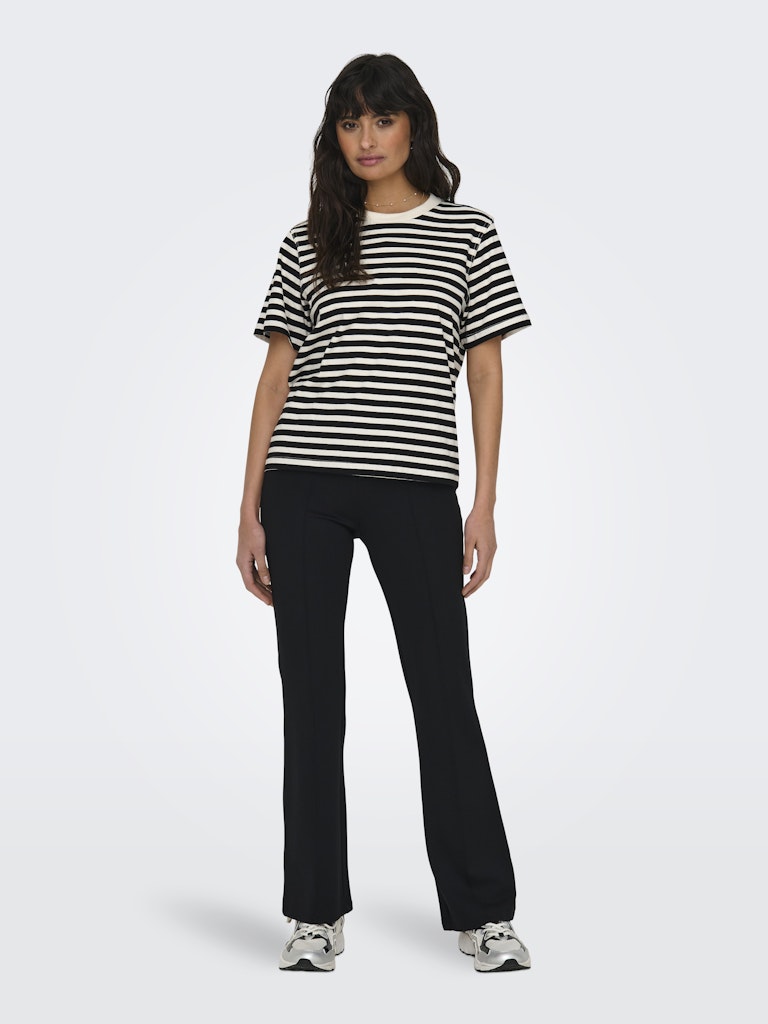 Only Damen T-Shirts Cloud Dancer/Bl