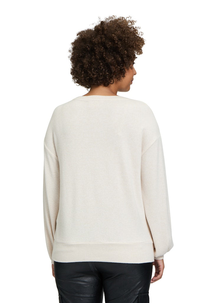 Cartoon Damen Sweatshirts Nature Melange