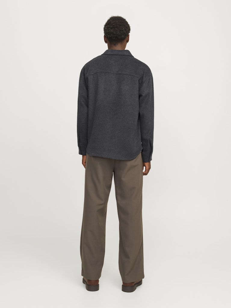 Jack & Jones Herren Hemden lang Black