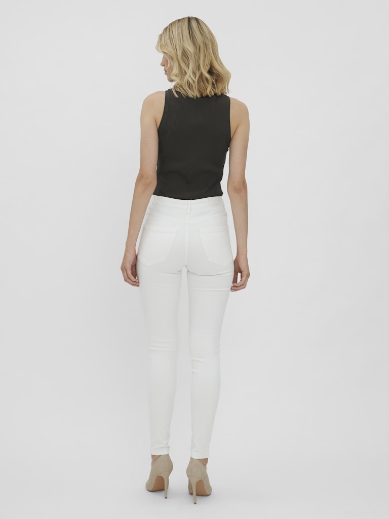 Vero Moda Damen Jeans Bright White