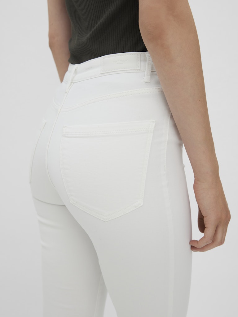 Vero Moda Damen Jeans Bright White