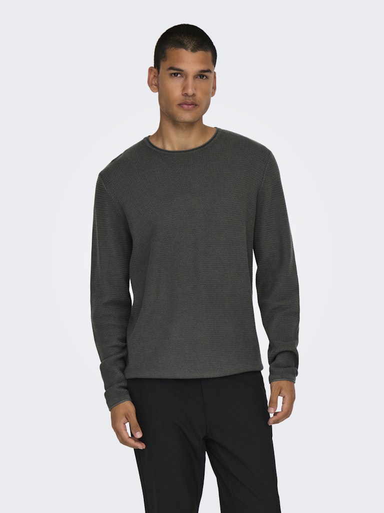 Only & Sons Herren Sweatshirts Grey Pinstripe