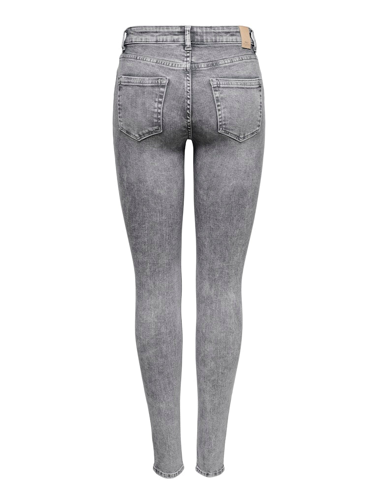 Only Damen Jeans Light Grey Deni