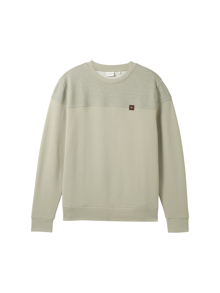 Tom Tailor Herren Sweatshirts Prairie Grass G