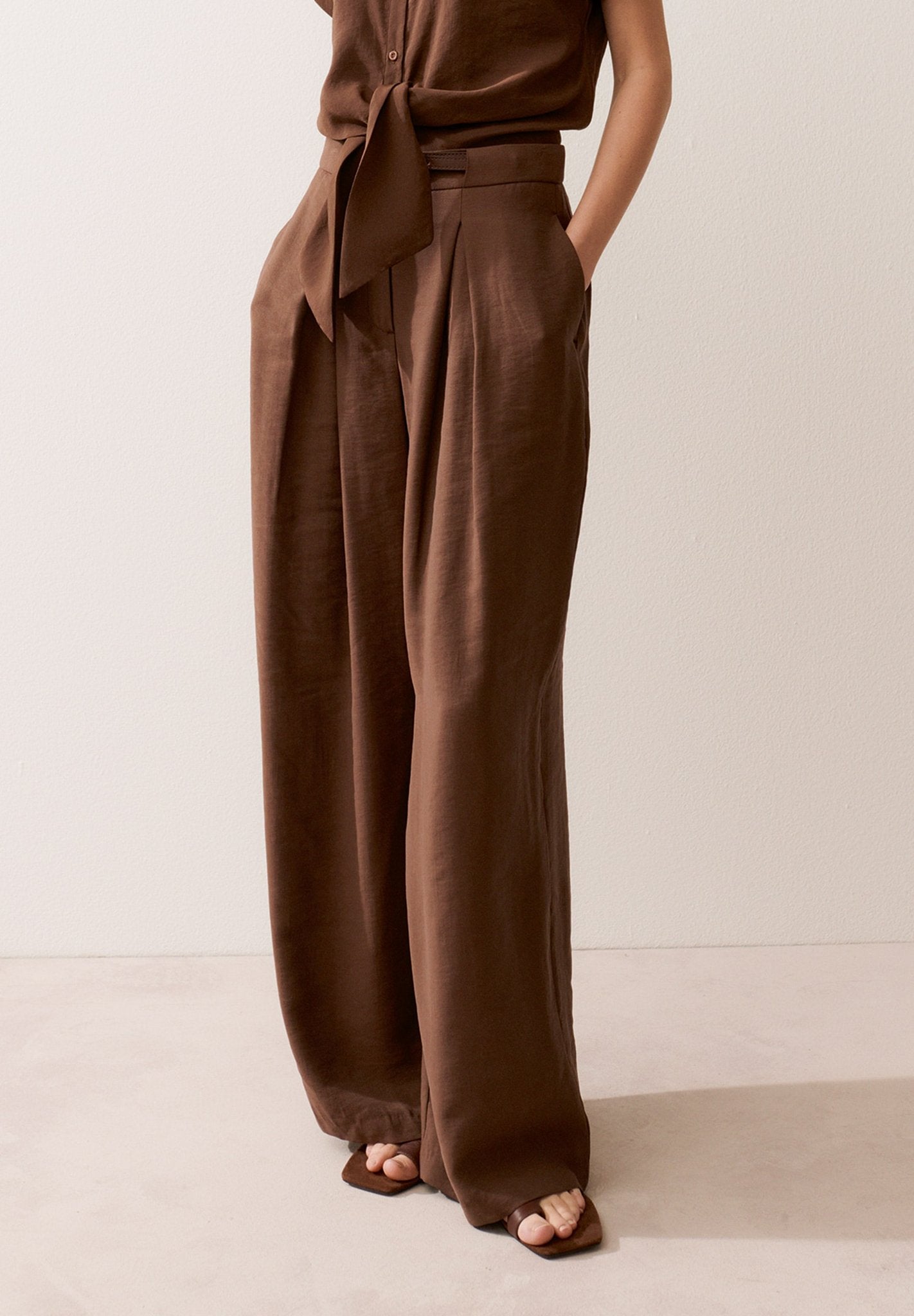 More & More Damen Hosen  Cool Choco