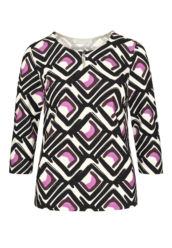Bianca Damen T-Shirts Purple Mix