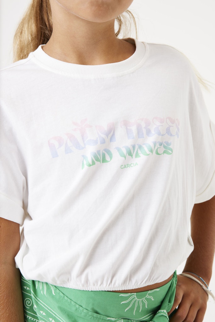 Garcia Mädchen T-Shirts & Tops Off White