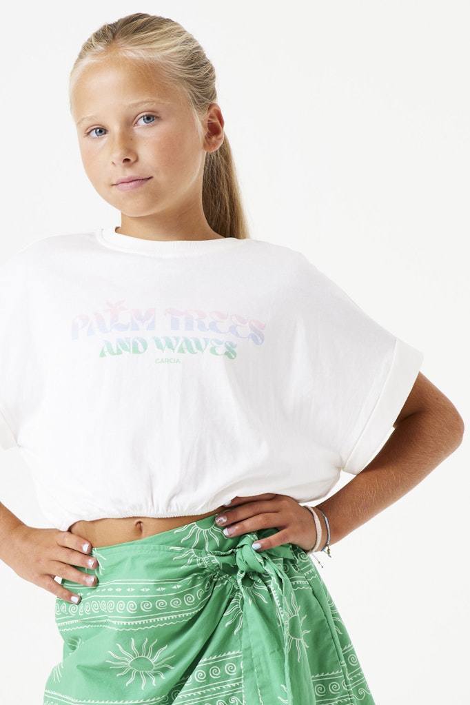 Garcia Mädchen T-Shirts & Tops Off White