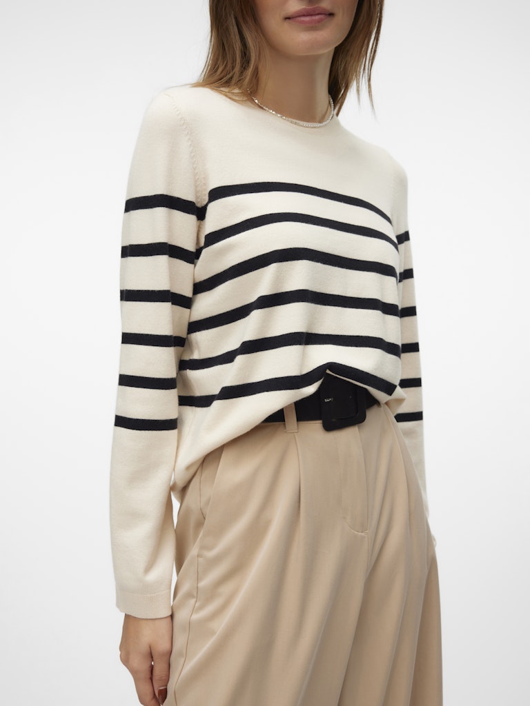 Vero Moda Damen Pullover Birch/Black