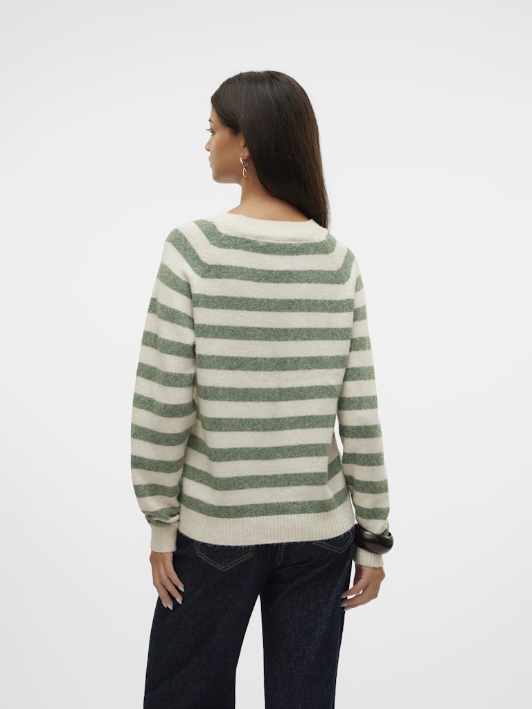 Vero Moda Damen Pullover Birch/W. Laurel