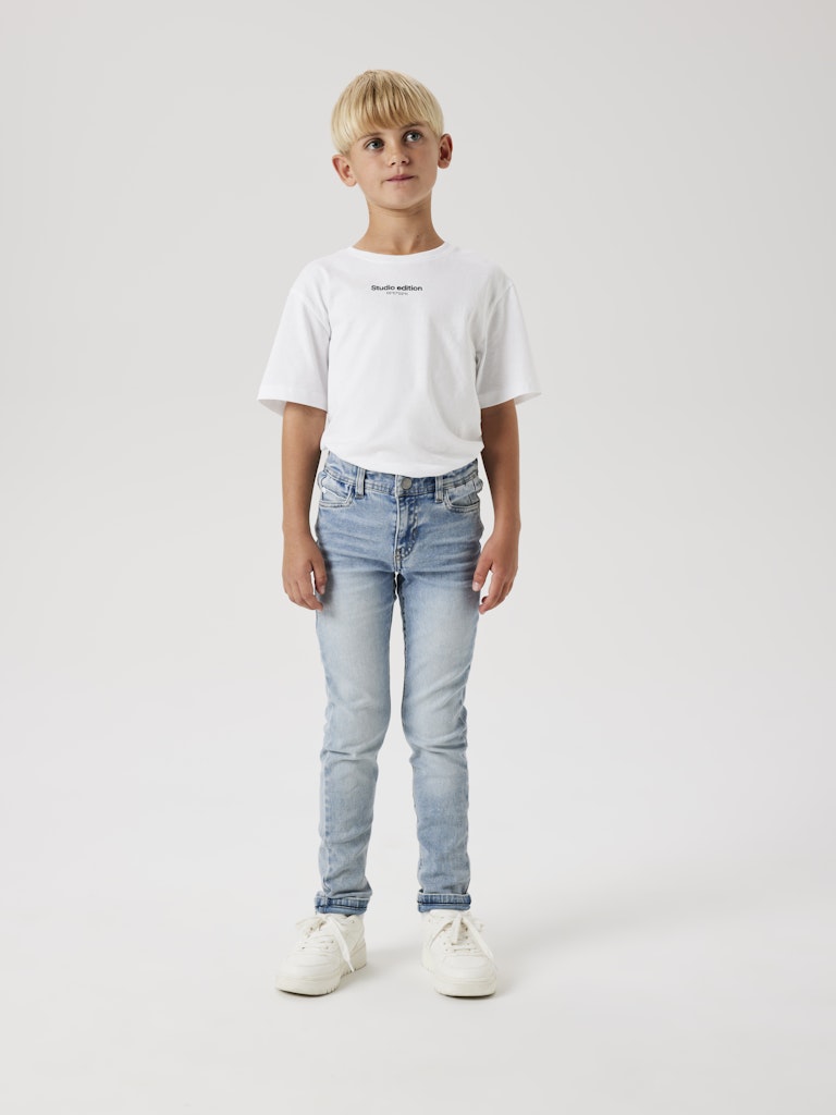 Name it Jungen Hosen & Shorts Light Blue Deni