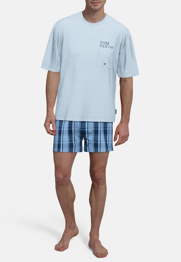 Tom Tailor Herren Blau-Hell-Uni