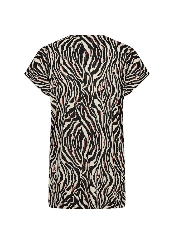 Soya Concept Damen T-Shirts Black Combi