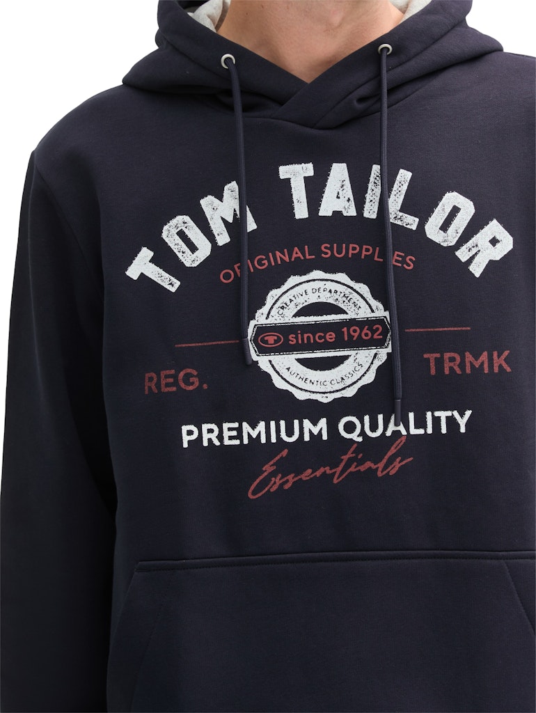 Tom Tailor Herren Sweatshirts Sky Captain Blu