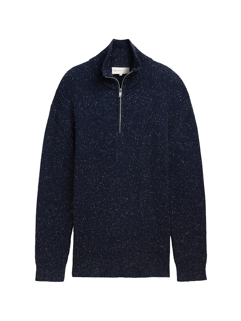 Tom Tailor denim Herren Pullover Navy Colorful N