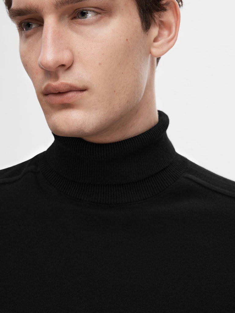 Selected homme Herren Pullover Black