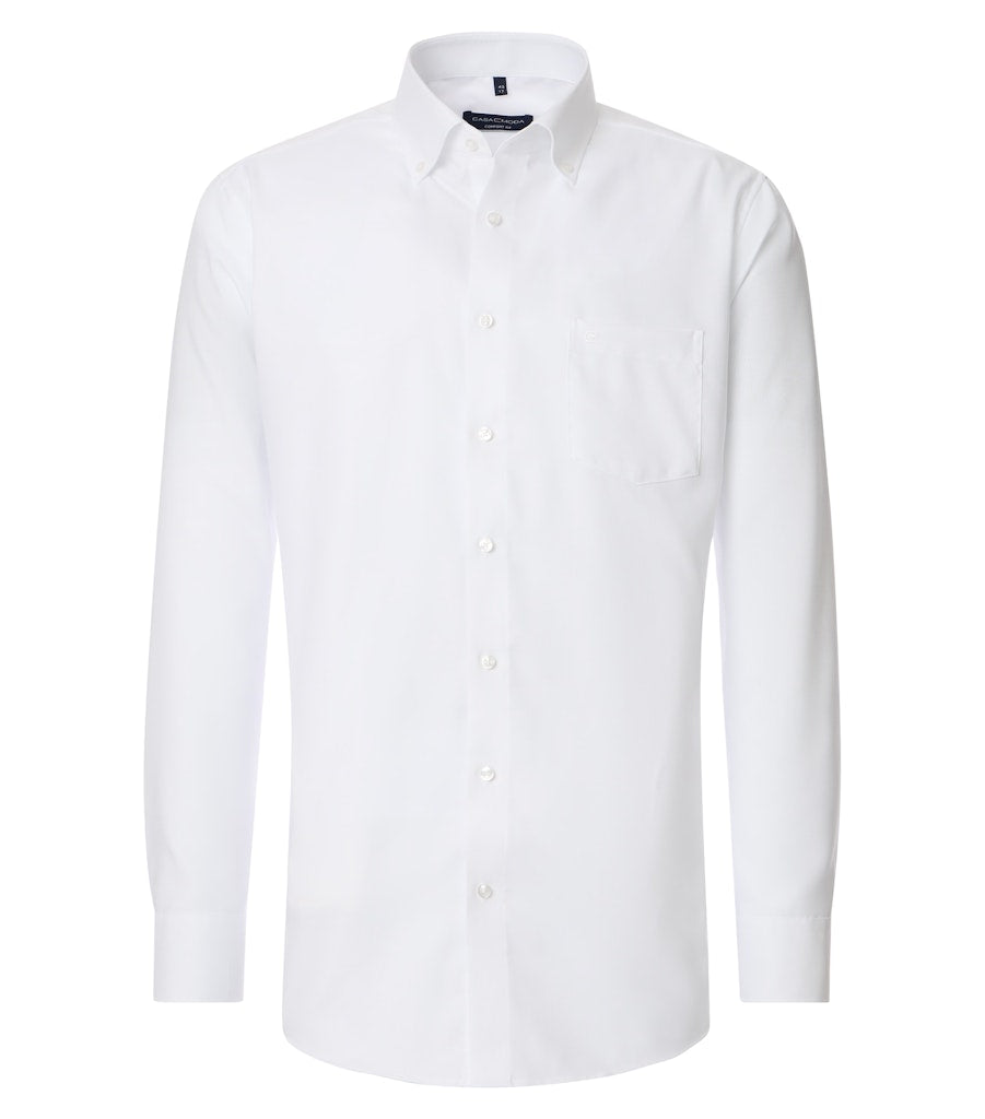 Casa Moda Herren Hemden lang  Weiss