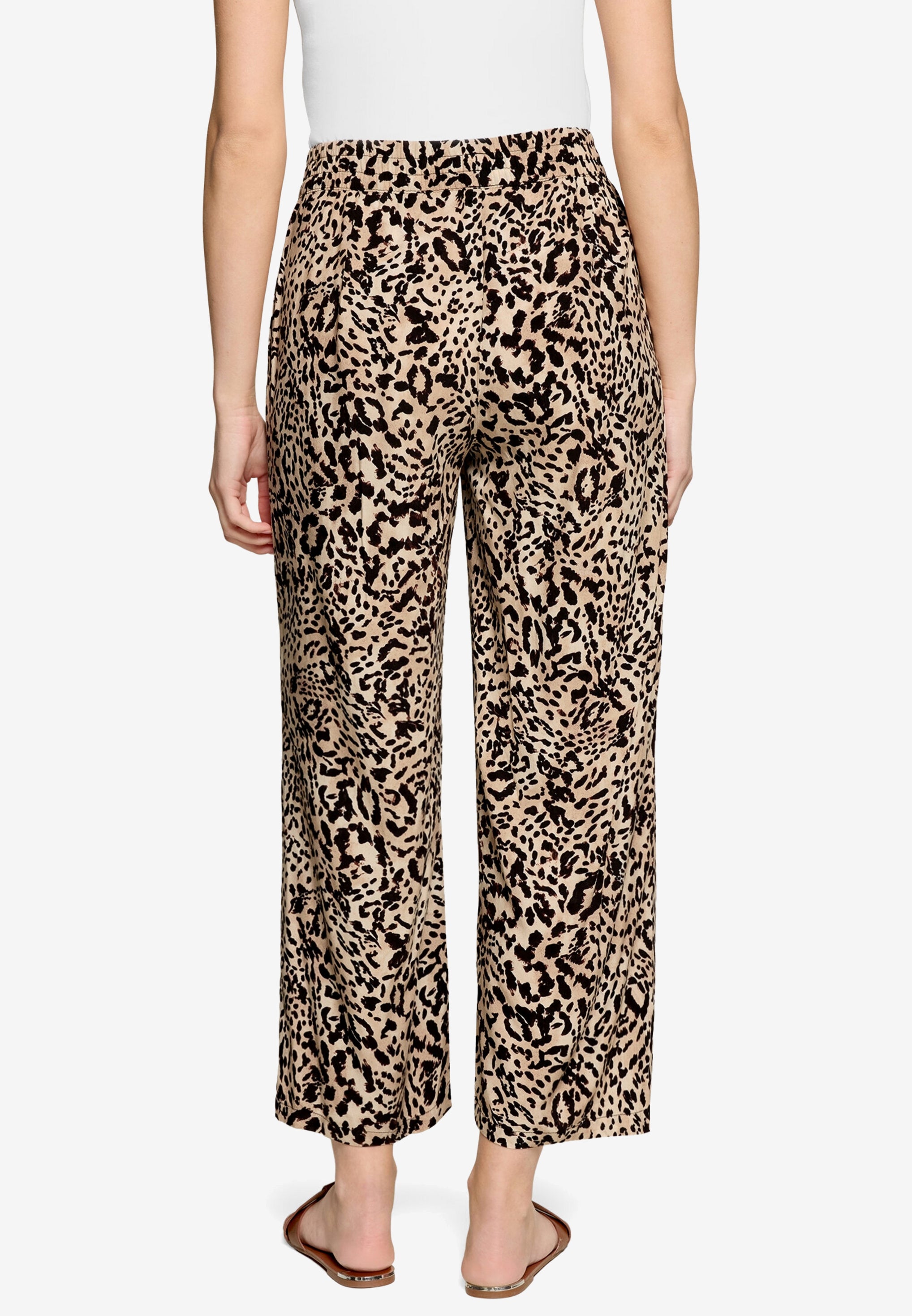 Zero Damen Hosen Beige/Brown