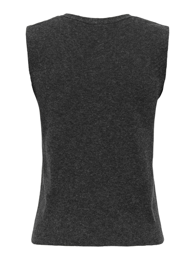 Only Damen Weste Dark Grey Melan