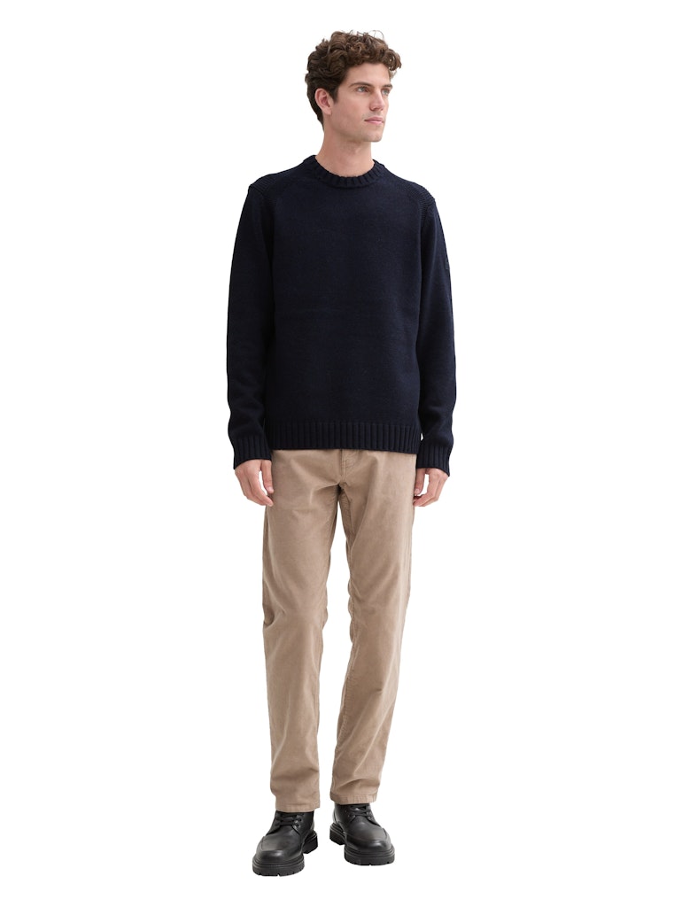 Tom Tailor Herren Pullover Knitted Navy Me