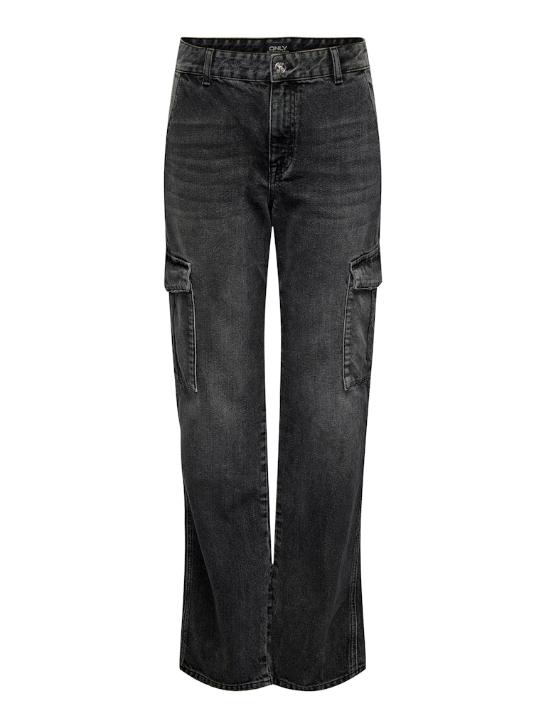 Only Damen Jeans Washed Black