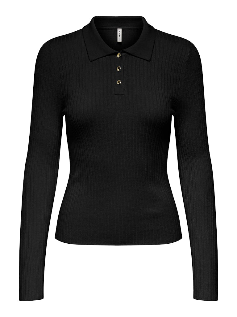 Only Damen Pullover Black/Gold Butt