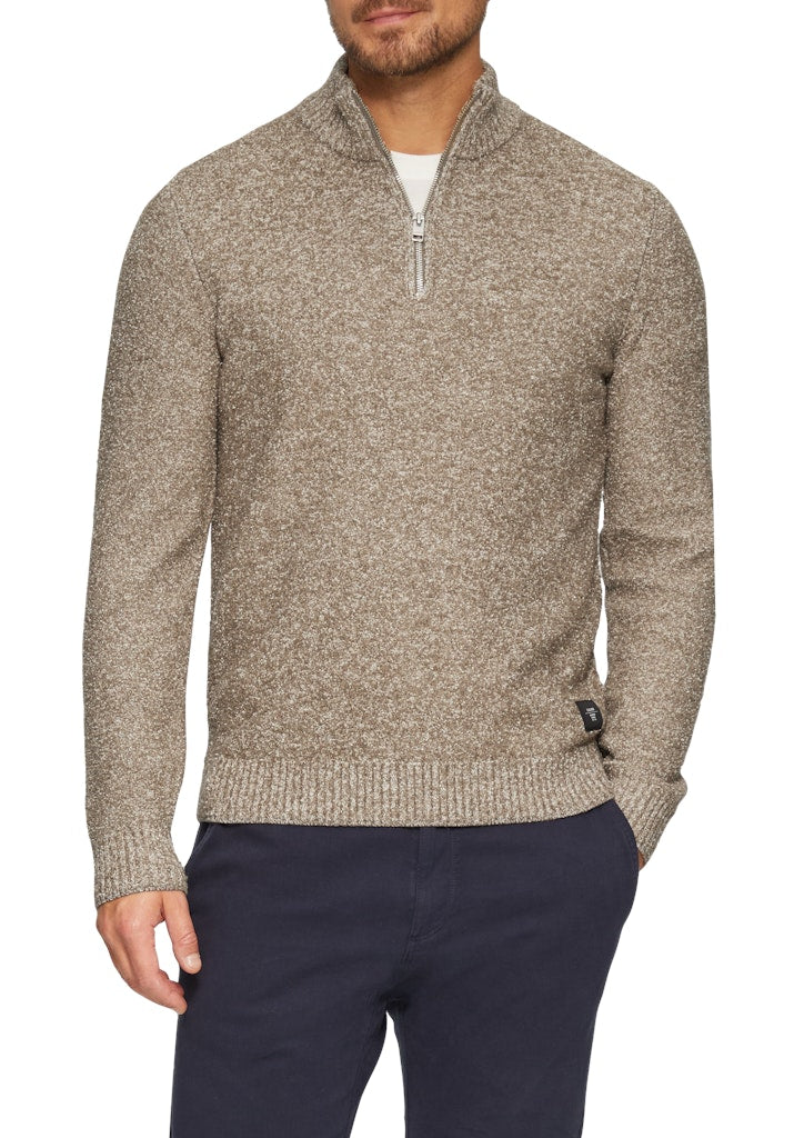 S. Oliver red Herren Pullover Brown
