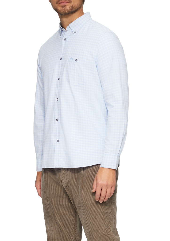 S. Oliver red Herren Hemden lang Blue