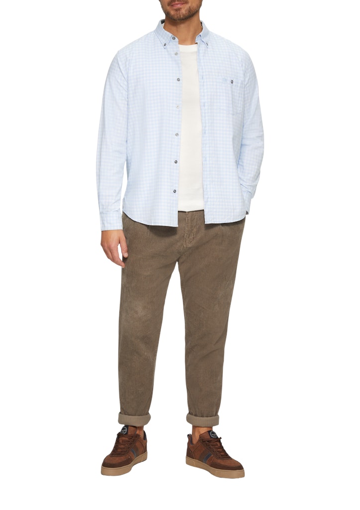S. Oliver red Herren Hemden lang Blue