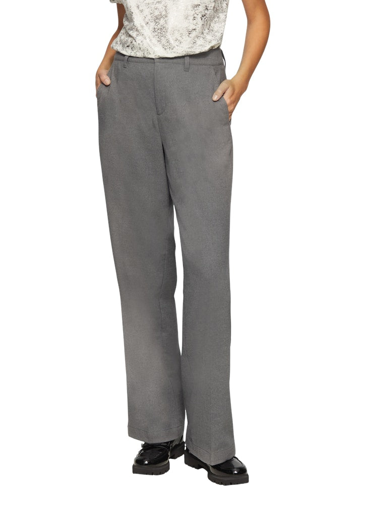 S. Oliver red Damen Hosen Grey/Black